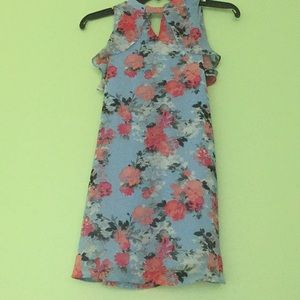 Blue flower dress
